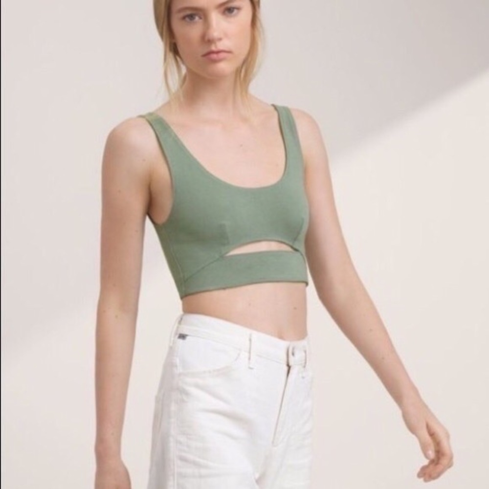 Aritzia Wilfred Free Cutout Shannan Top